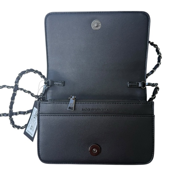 Badgley Mischka Animal Print Crossbody Bag Vegan Leather - Picture 7 of 7